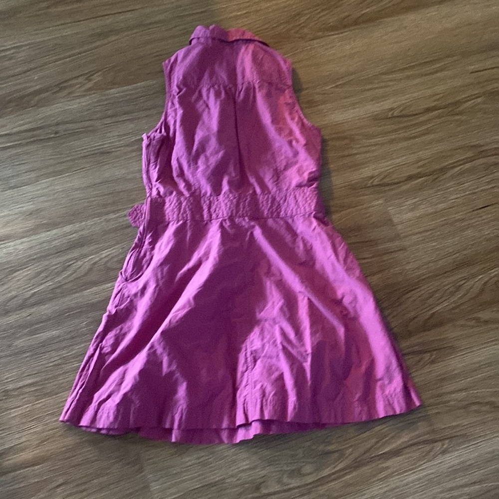 Armani Collezioni cotton blend active sport dress. Belted pockets designer Sz 10 - Picture 11 of 13